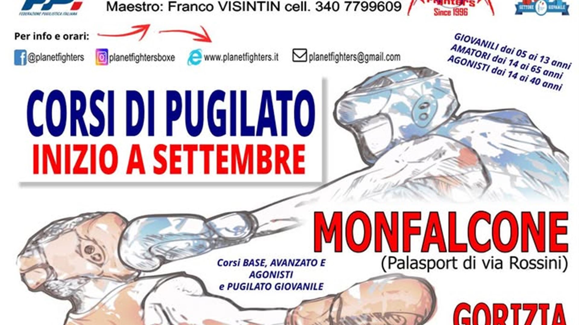 Immagine dell’evento — Corsi di pugilato con Planet Fighters Box