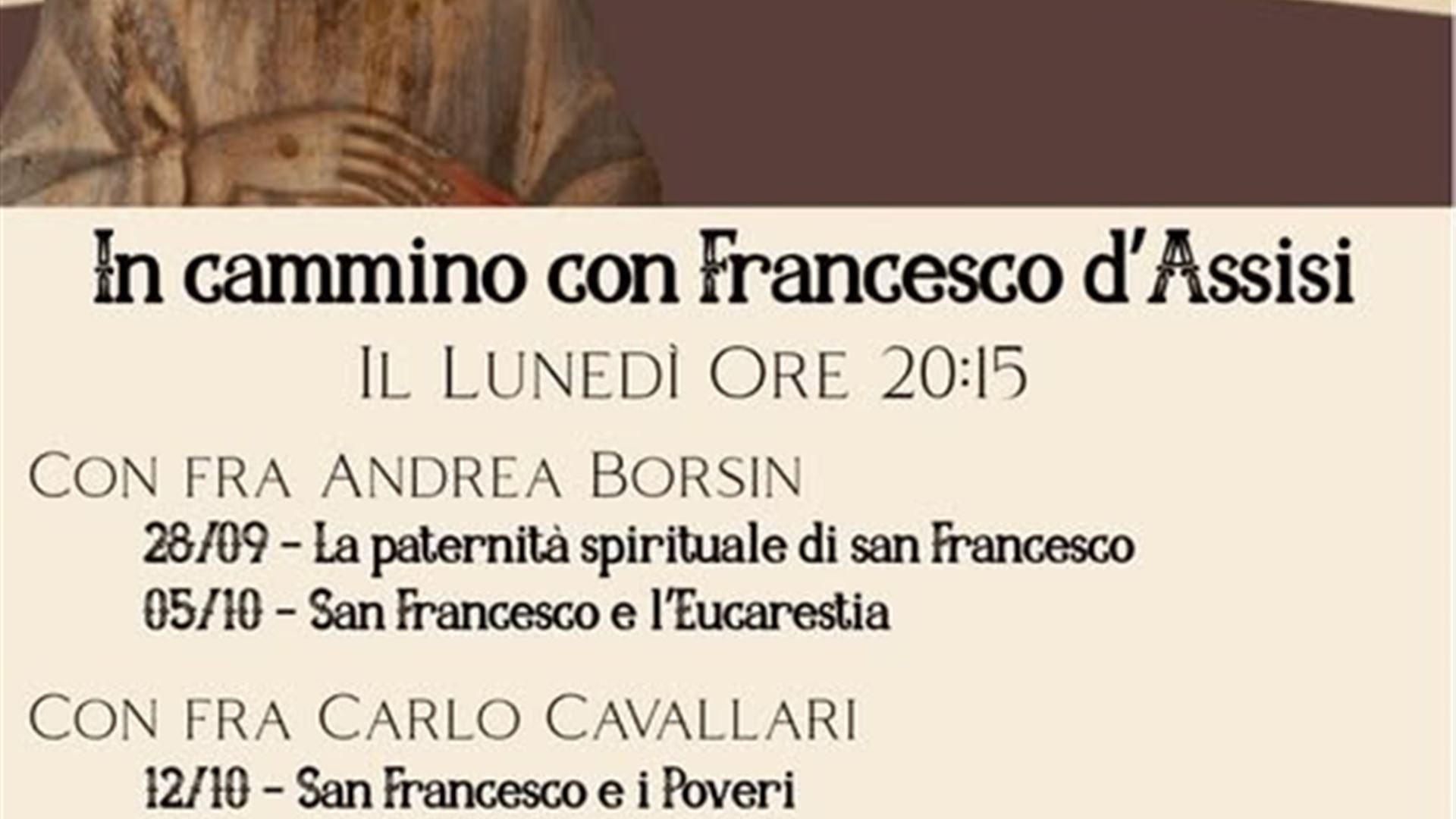 In cammino con Francesco d'Assisi