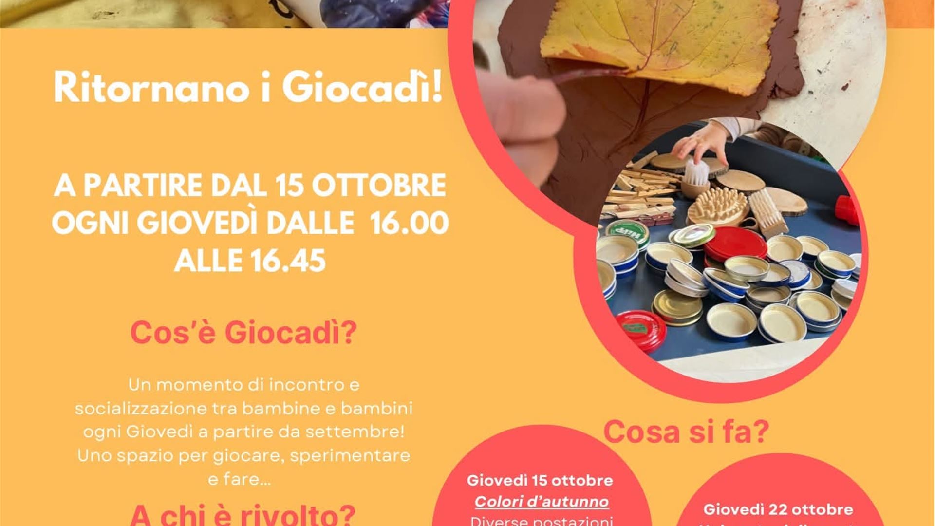 Immagine dell’evento — Ritornano i Giocadì!