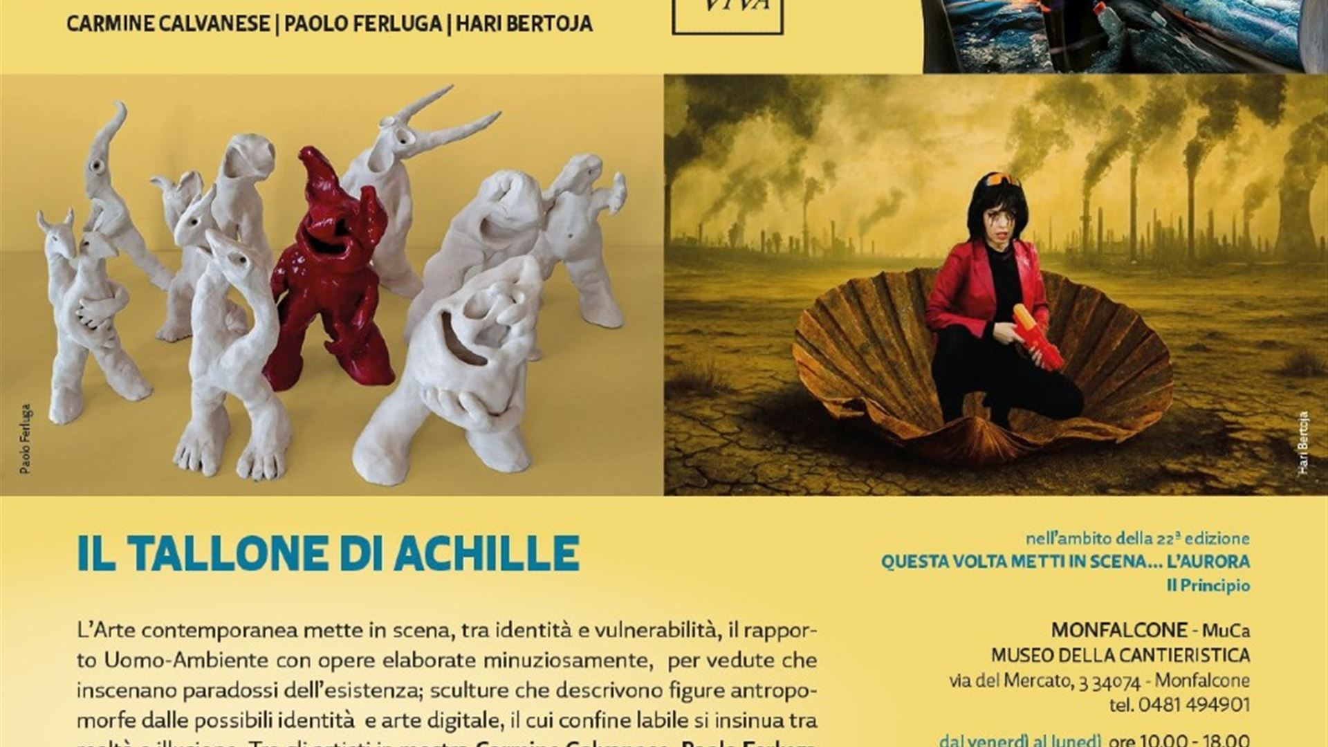 “Il tallone di Achille” in mostra al MuCa