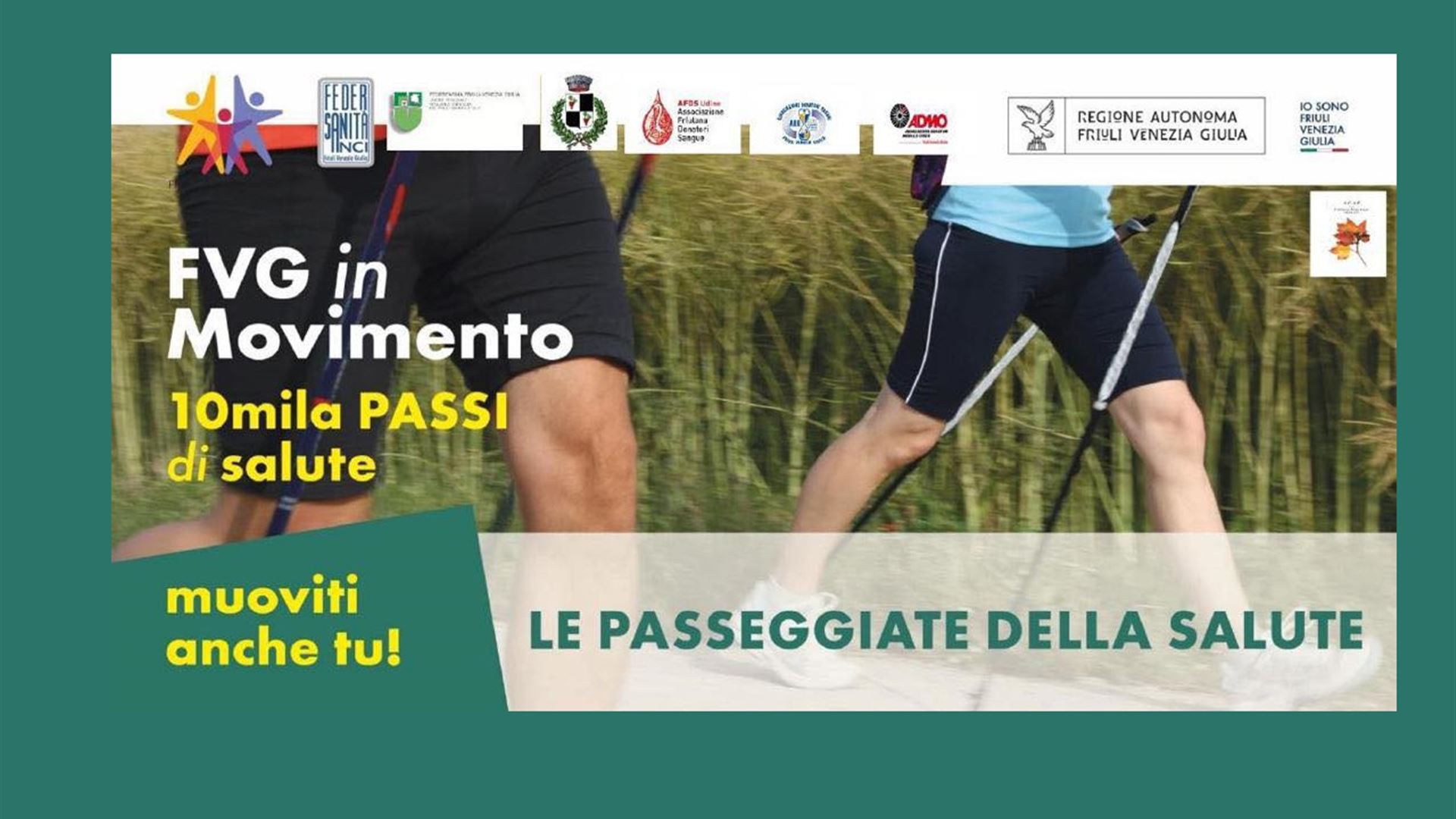 FVG IN MOVIMENTO - 10mila passi. Presentazione percorso Colloredo di Monte Albano “Storia e natura tra Mels ed Entesano”