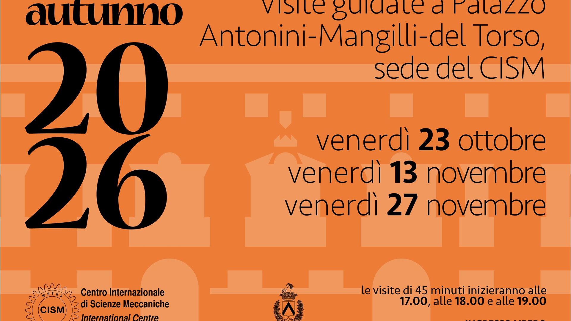 Immagine dell’evento — Autunno 2026 – Visite Guidate a Palazzo Antonini-Mangilli-del Torso