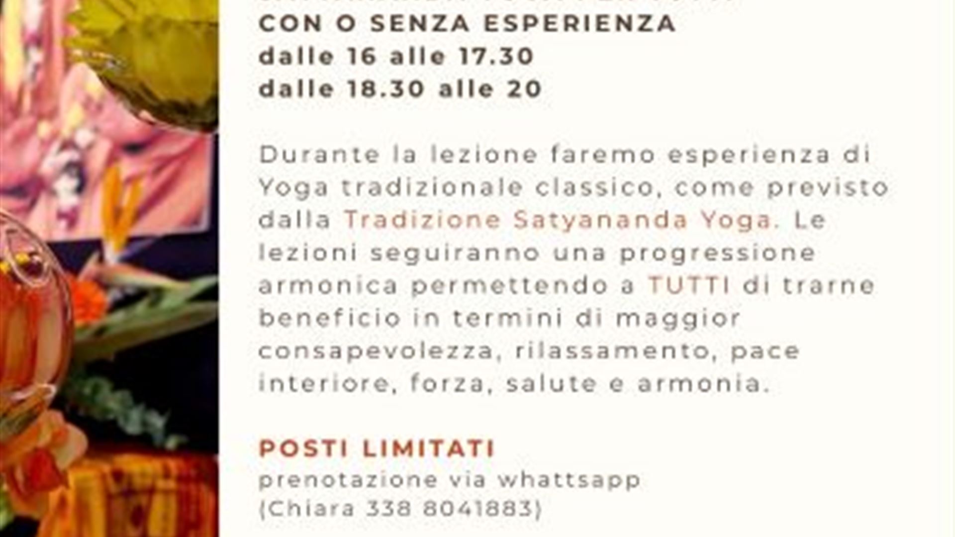 Satyananda Yoga per tutti