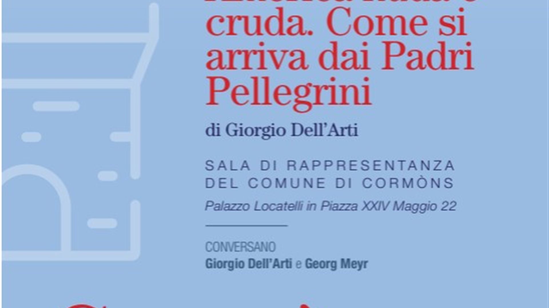 Presentazione del libro “America nuda e cruda. Come si arriva dai Padri Pellegrini”