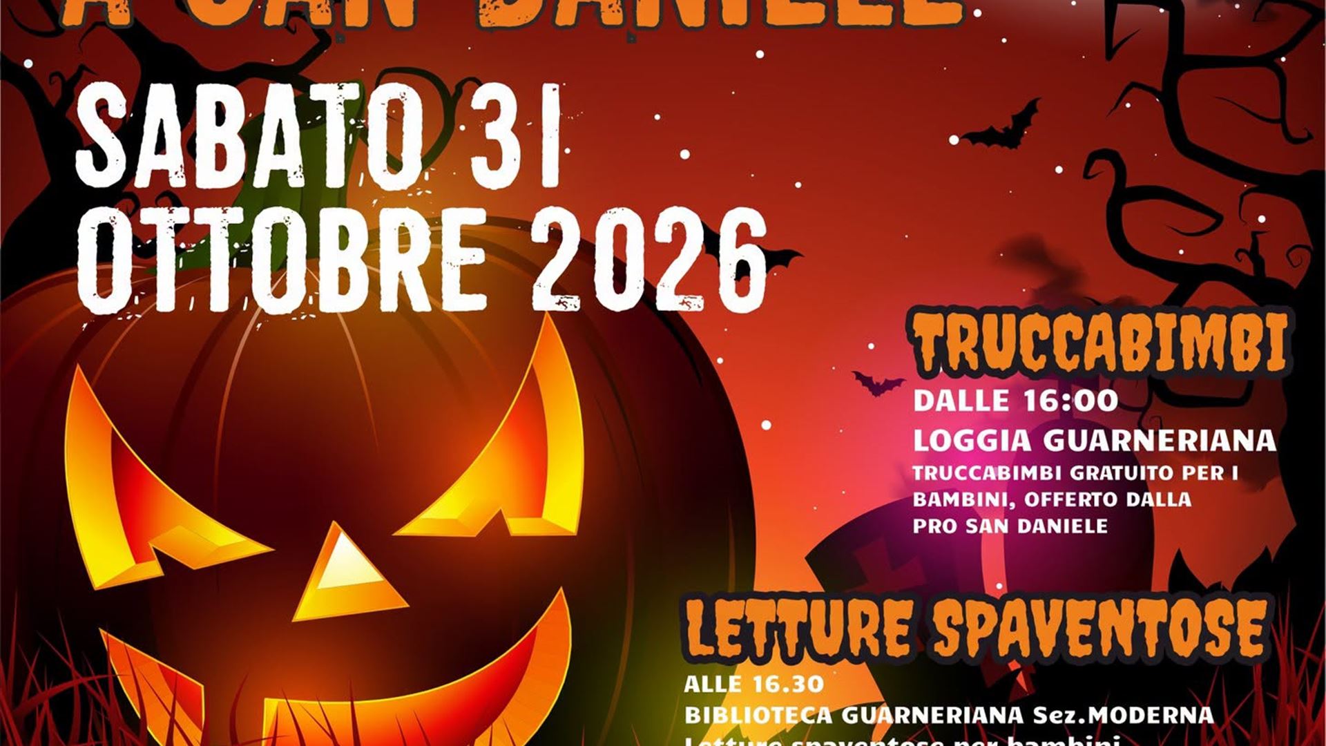 Immagine dell’evento — Halloween a San Daniele