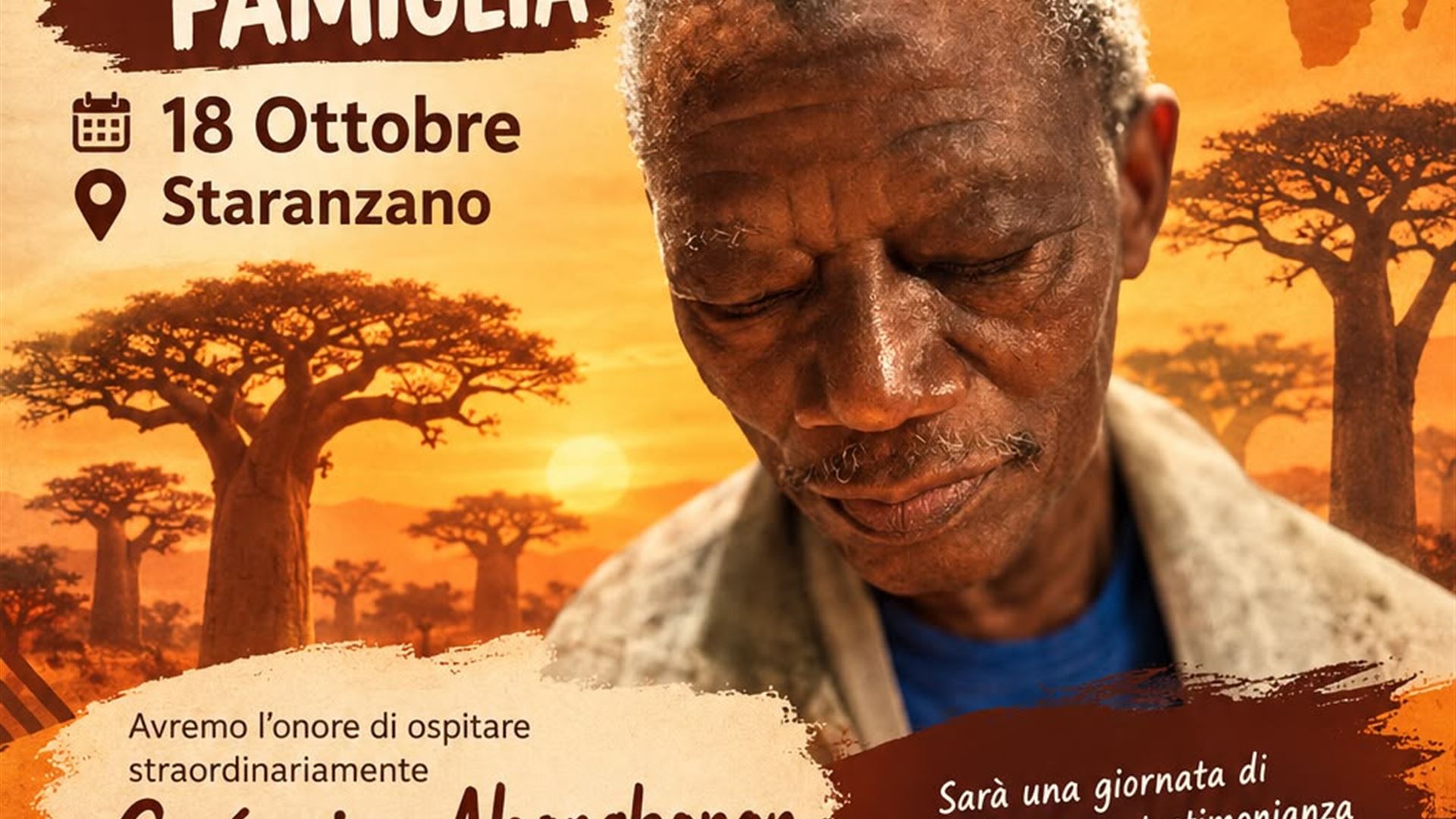 Pranzo in famiglia con Grégoire Ahonbonon