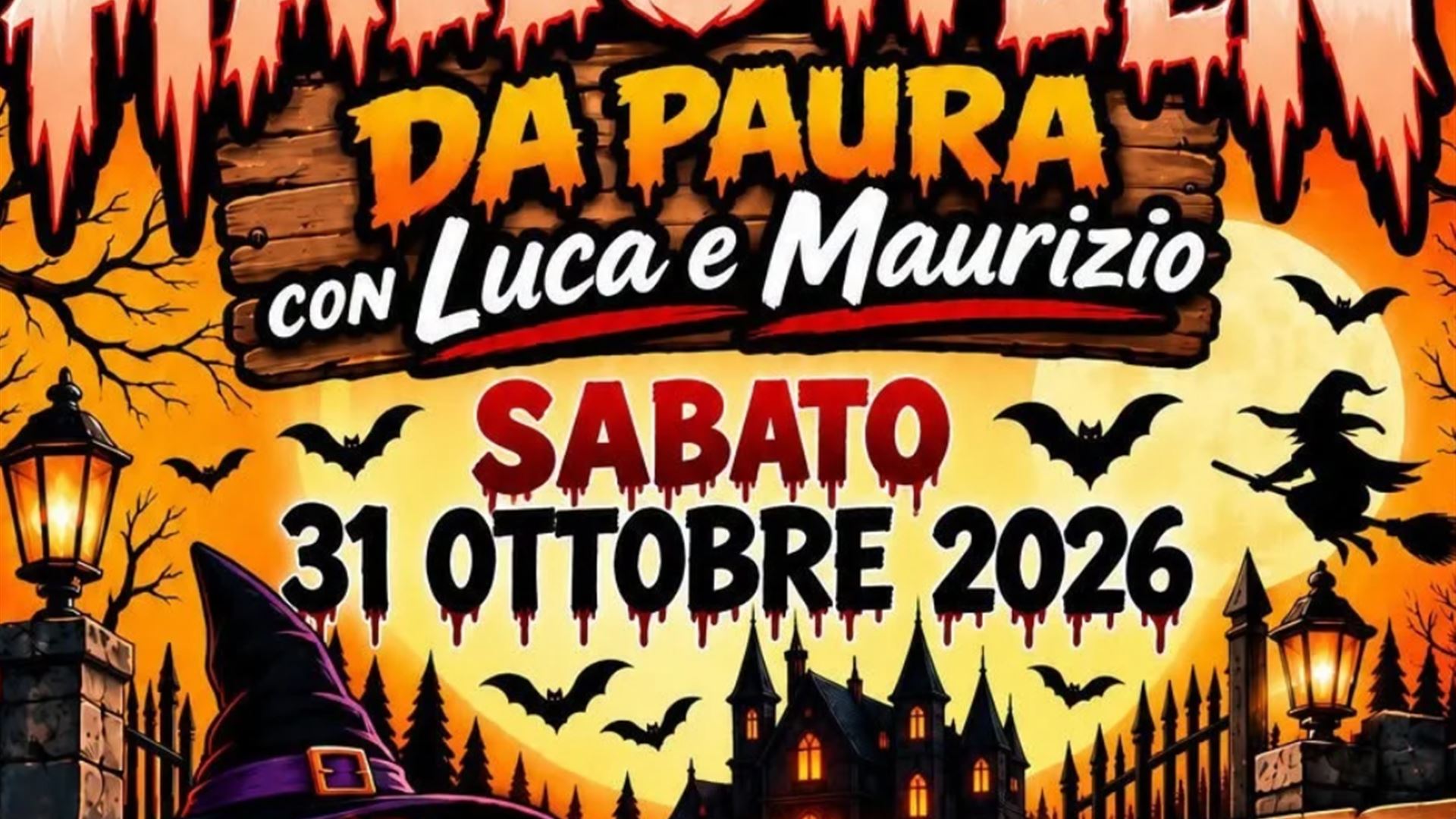 Halloween da paura con Luca e Maurizio