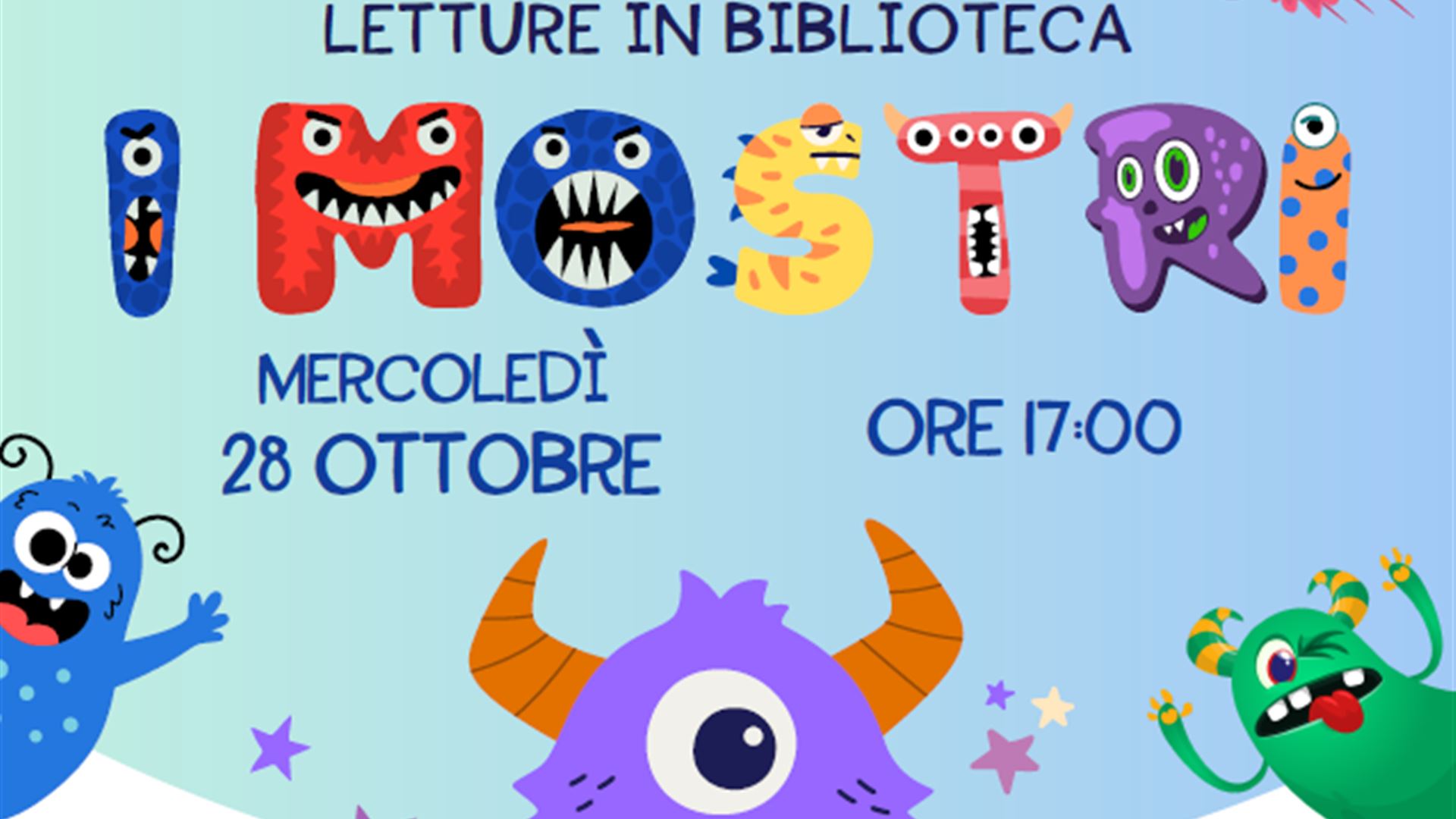 Immagine dell’evento — Letture in biblioteca "I mostri"
