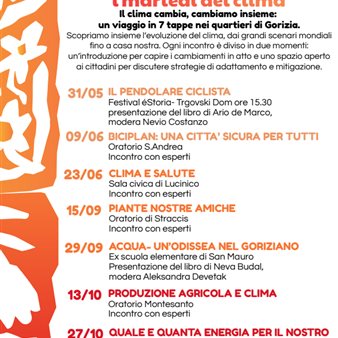 Clima in movimento - i martedì del clima