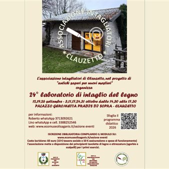 Laboratorio di intaglio del legno