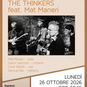 Immagine dell’evento — Circolo del Jazz Thelonious: The Thinkers feat. Mat Maneri