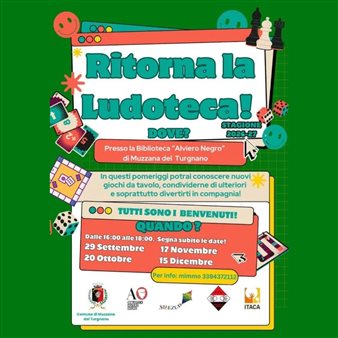 Ritorna la Ludoteca!