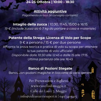 Halloween al Castello delle Meraviglie Stregate