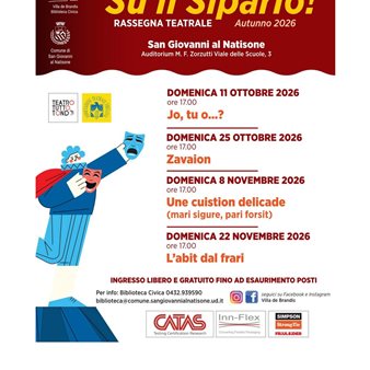 Rassegna Teatrale 2026 "Su il Sipario!" Autunno