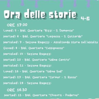 Ora delle storie 4-6
