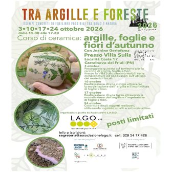 Tra argille e foreste: corso di ceramica.