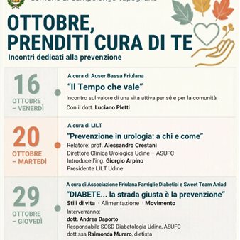 Ottobre | Prenditi cura di te