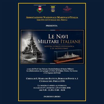 Le Navi Militari Italiane: mostra storico-fotografica e di modellismo