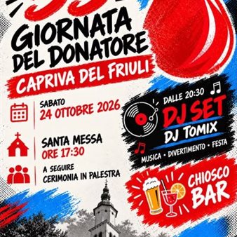 55a Giornata del Donatore - Capriva del Friuli