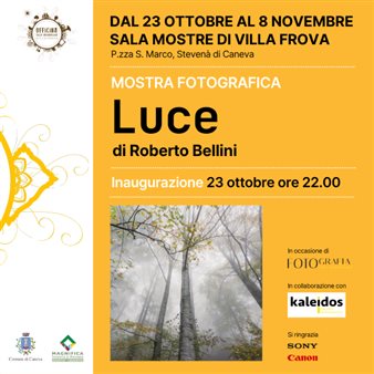 Mostra fotografica “LUCE” di Roberto Bellini