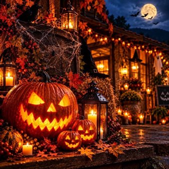 Intaglio zucche di Halloween con i bimbi