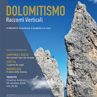 Cinema Ariston - Proiezione docuserie "Dolomitismo. Racconti Verticali" di Emanuele Confortin