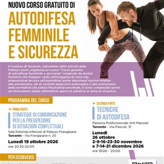 Corso di autodifesa femminile