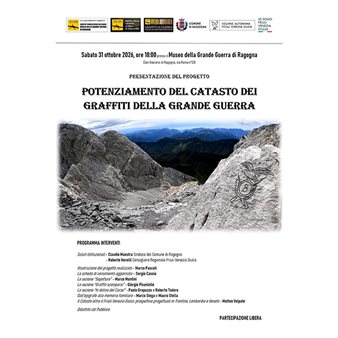 Potenziamento del catasto dei graffiti della Grande Guerra - presentazione presso il Museo della Grande Guerra di Ragogna