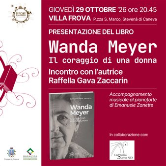 Presentazione: Wanda Meyer. Il coraggio di una donna