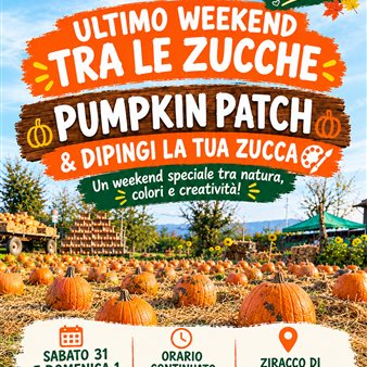 Immagine dell’evento — Weekend da Degano Zucche: Pumpkin patch & dipingi la tua zucca