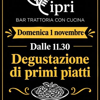 Degustazione di primi piatti