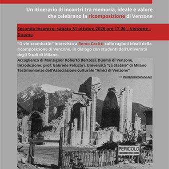 Immagine dell’evento — 50 anni dal terremoto in Friuli: Venzone e l'eredità culturale di Remo Cacitti