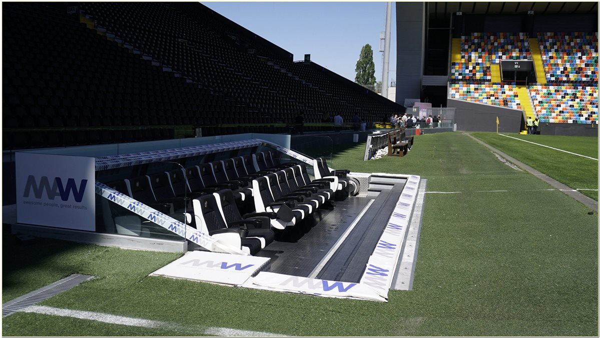 Dacia Arena, the stadium in Udine